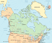 *Ottawa is in Canada canada map