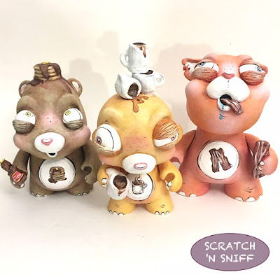 Five Points Festival 2018 Exclusive Scratch ‘N Sniff The Breakfast Bears Custom Figures by One-Eyed Girl