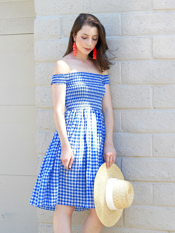 Coast With Me: Blue Gingham