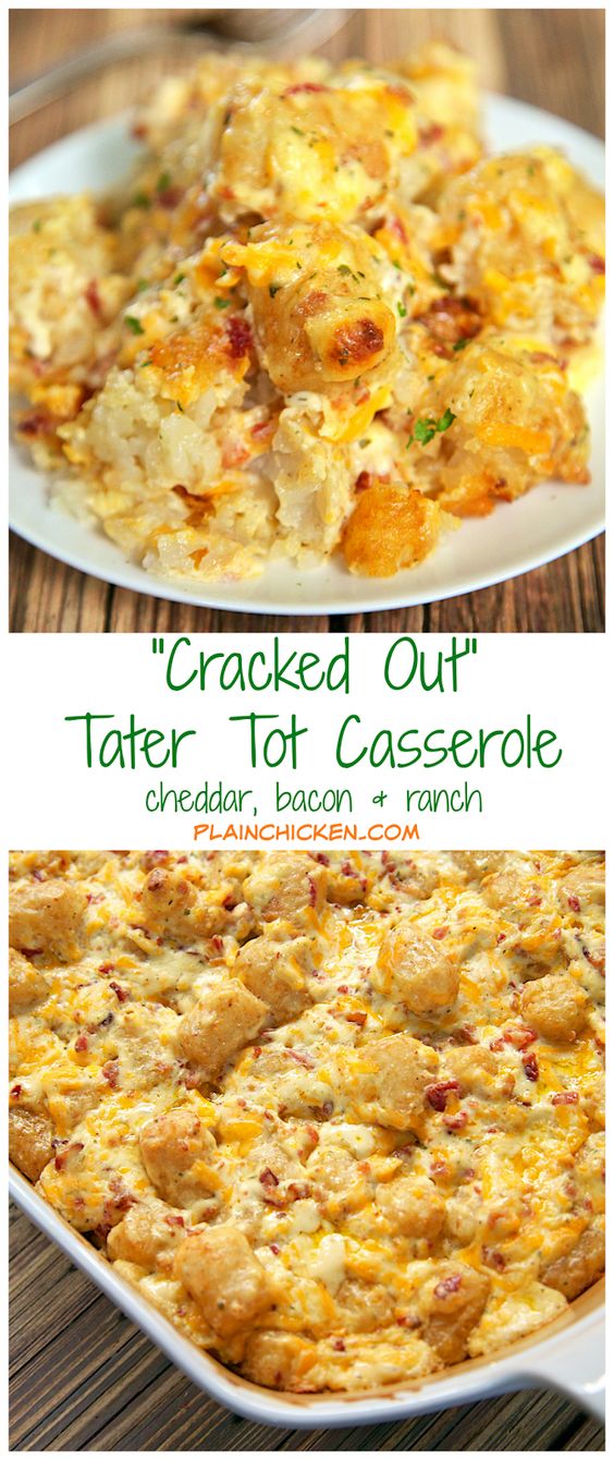 "Cracked Out" Tater Tot Casserole