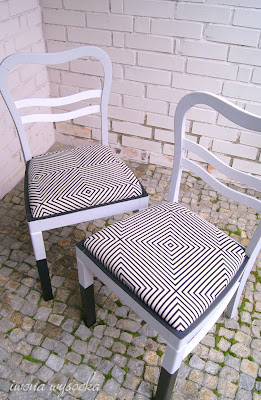 krzesła / lata 40-te / autor: Iwona Wysocka