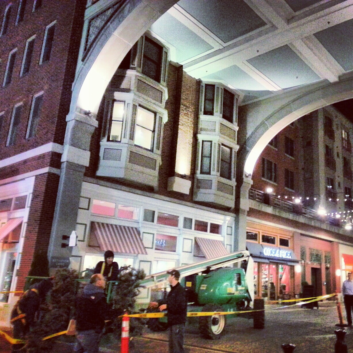 Robert Dyer Bethesda Row CHRISTMAS TREES ARRIVE AT BETHESDA ROW (PHOTOS)