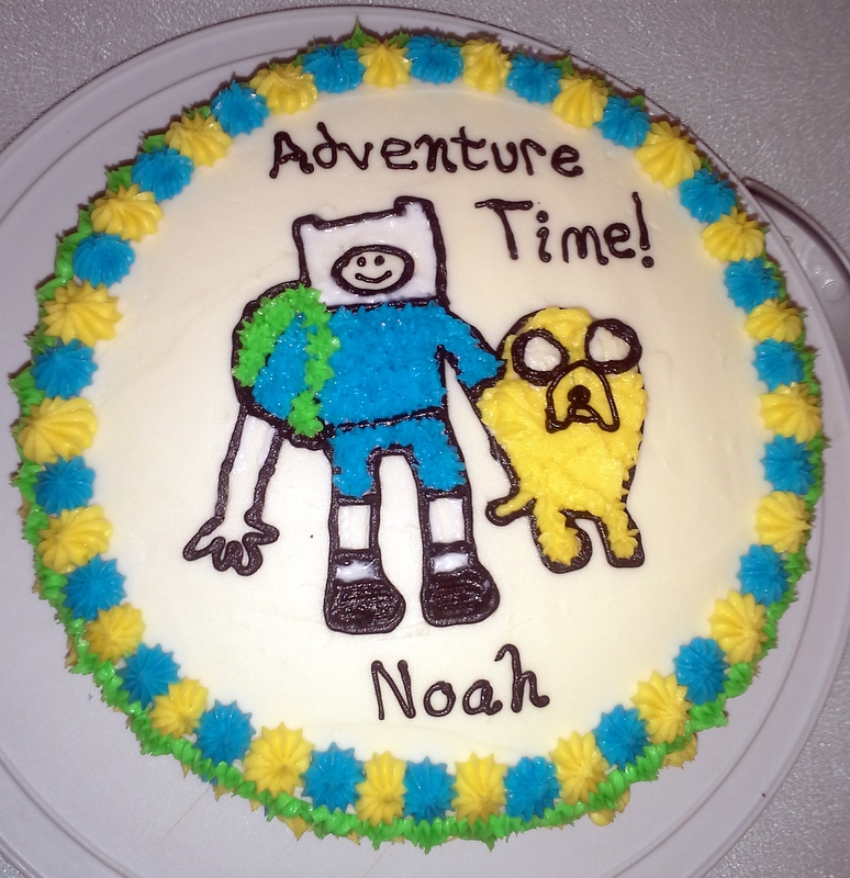 the tiny tyrant s kitchen adventure time birthday cake