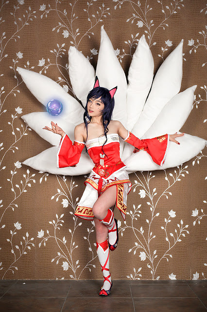 Jg S Playground Online Game League Of Legends Ahri The Nine Tailed Fox Cosplay