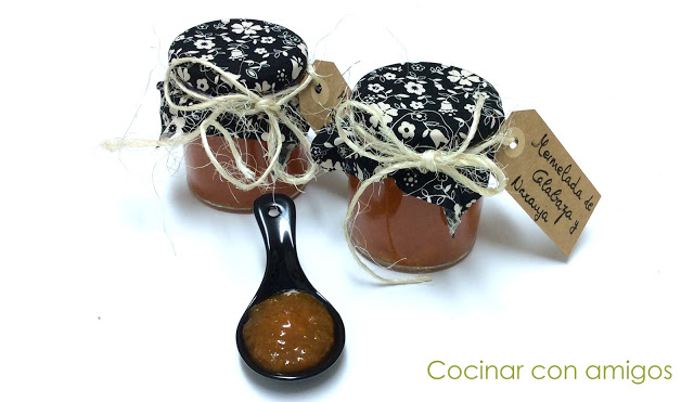 Mermelada de calabaza, naranja y canela