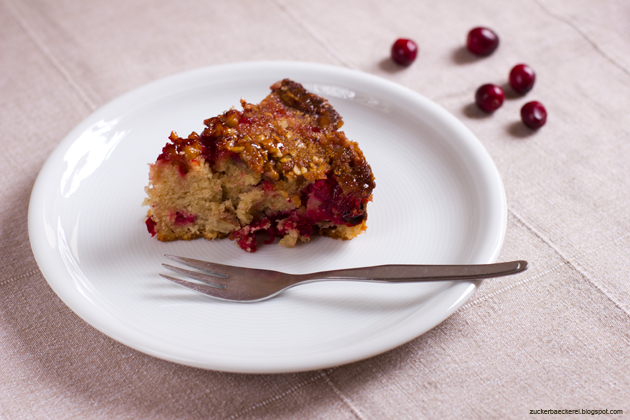 Cranberry-Walnuss-Kuchen: 3 Jahre Zuckerbäckerei! – Zuckerbäckerei