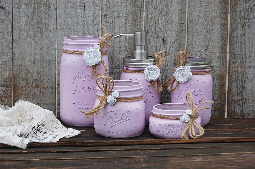 Lavender Bathroom Accessories Green House