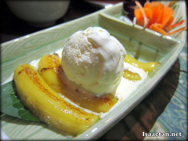  Pan Fried Banana with Ice Cream - RM12