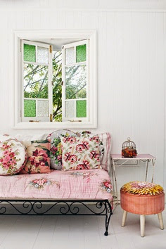 romantic rose floral print cushions