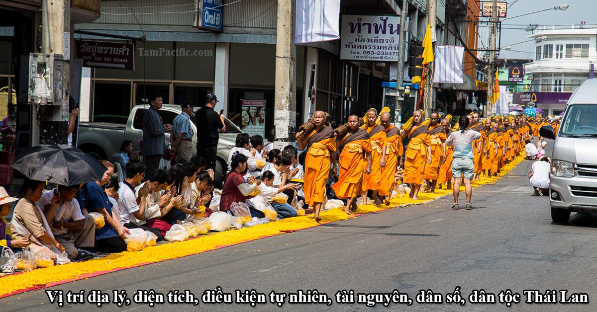 Vị trí địa lý, diện tích, điều kiện tự nhiên, tài nguyên, dân số, dân tộc Thái Lan Vị trí địa lý, diện tích, điều kiện tự nhiên, tài nguyên, dân số, dân tộc Thái Lan