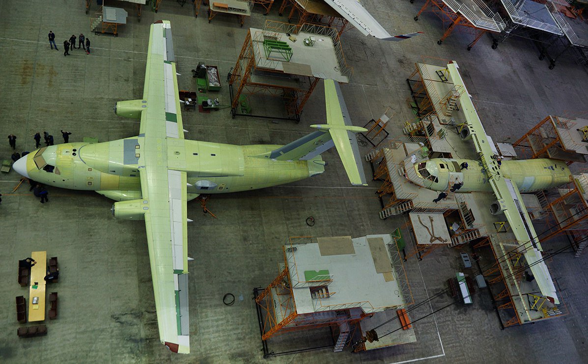 The first prototype of the Il-112V aircraft under construction has received engines 44 The first prototype of the Il-112V aircraft under construction has received engines 45