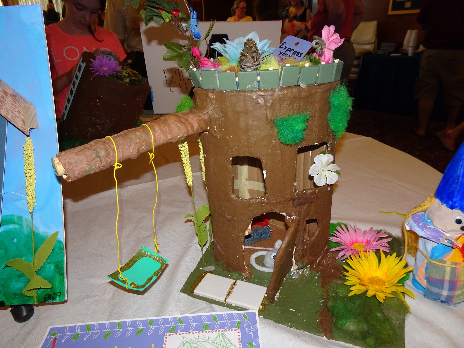 There's a Dragon in my Art Room: Garden Gnomes and Gnome Homes!