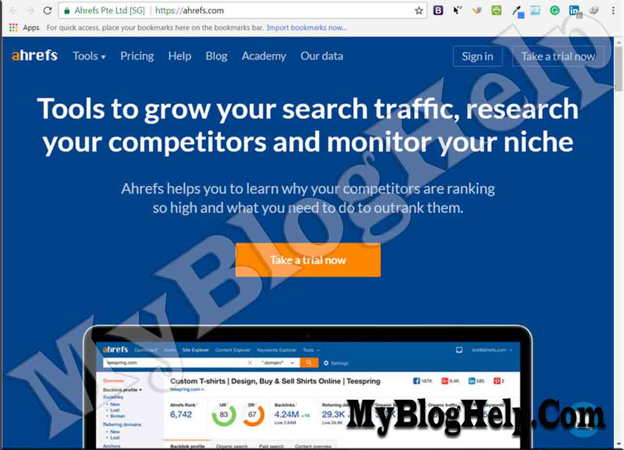 free seo tools mybloghelp blogging seo tips
