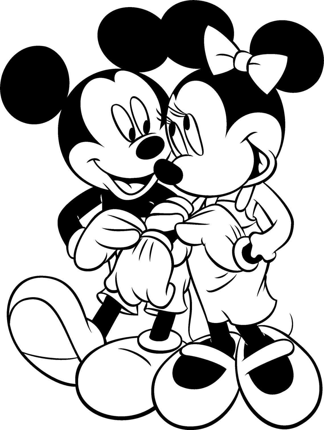 mickey-mouse-and-minnie-mouse-kissing-disney-coloring-pages-kids