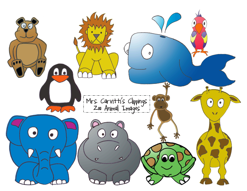 free clipart of zoo animals - photo #17