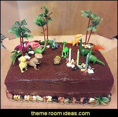 Disney The GOOD DINOSAUR Birthday CAKE Topper Set Featuring Spot, Arlo, Thunderclap, Butch, Bubbha, Forrest Woodbush and More