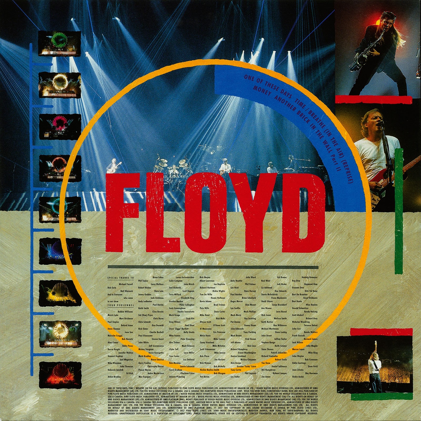 Pink Floyd Ilustrado Delicate Sound of Thunder L.P Vinyl E.U 2017