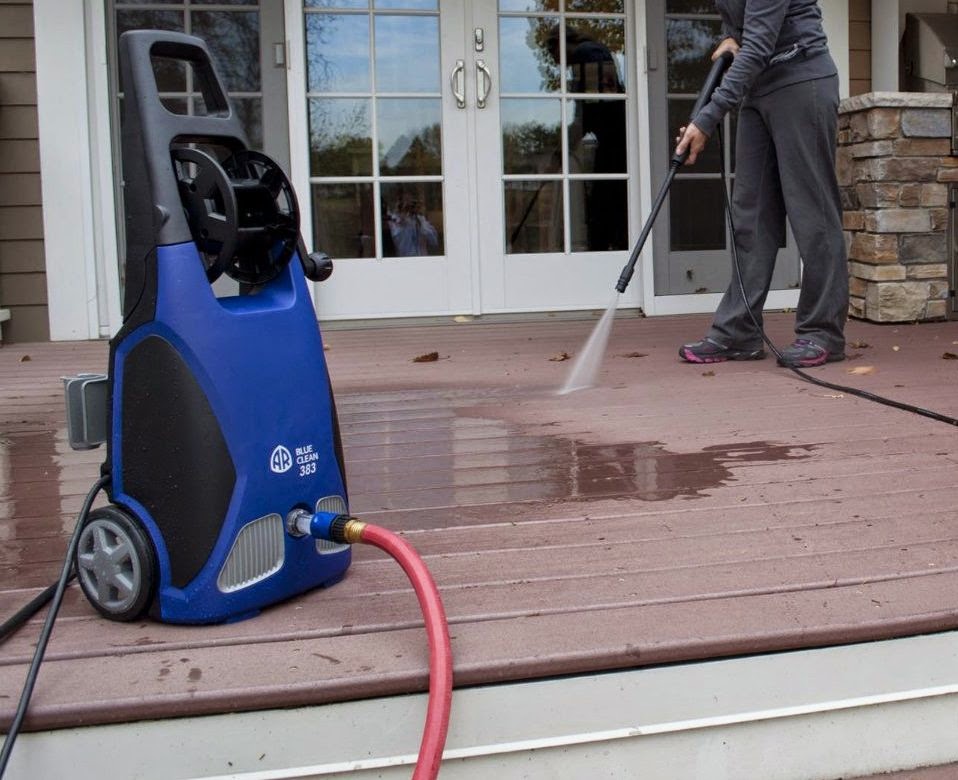 AR Blue Clean AR383 1900 PSI 1.5 GPM Electric Pressure Washer, picture, image, review features and specifications