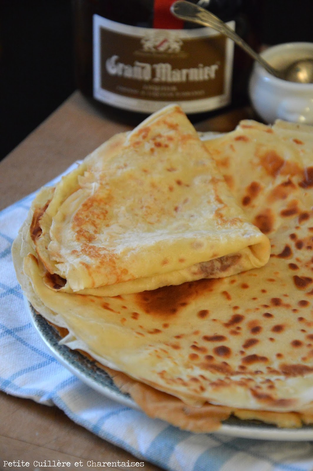 Petite Cuillère et Charentaises Crêpes au Grand Marnier
