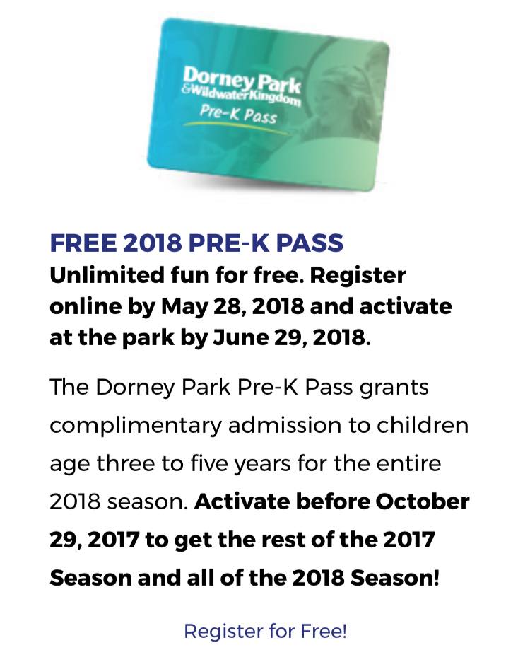 Lehigh Valley Find and Go Seek FREE Dorney Park Passes for Kids 3 5