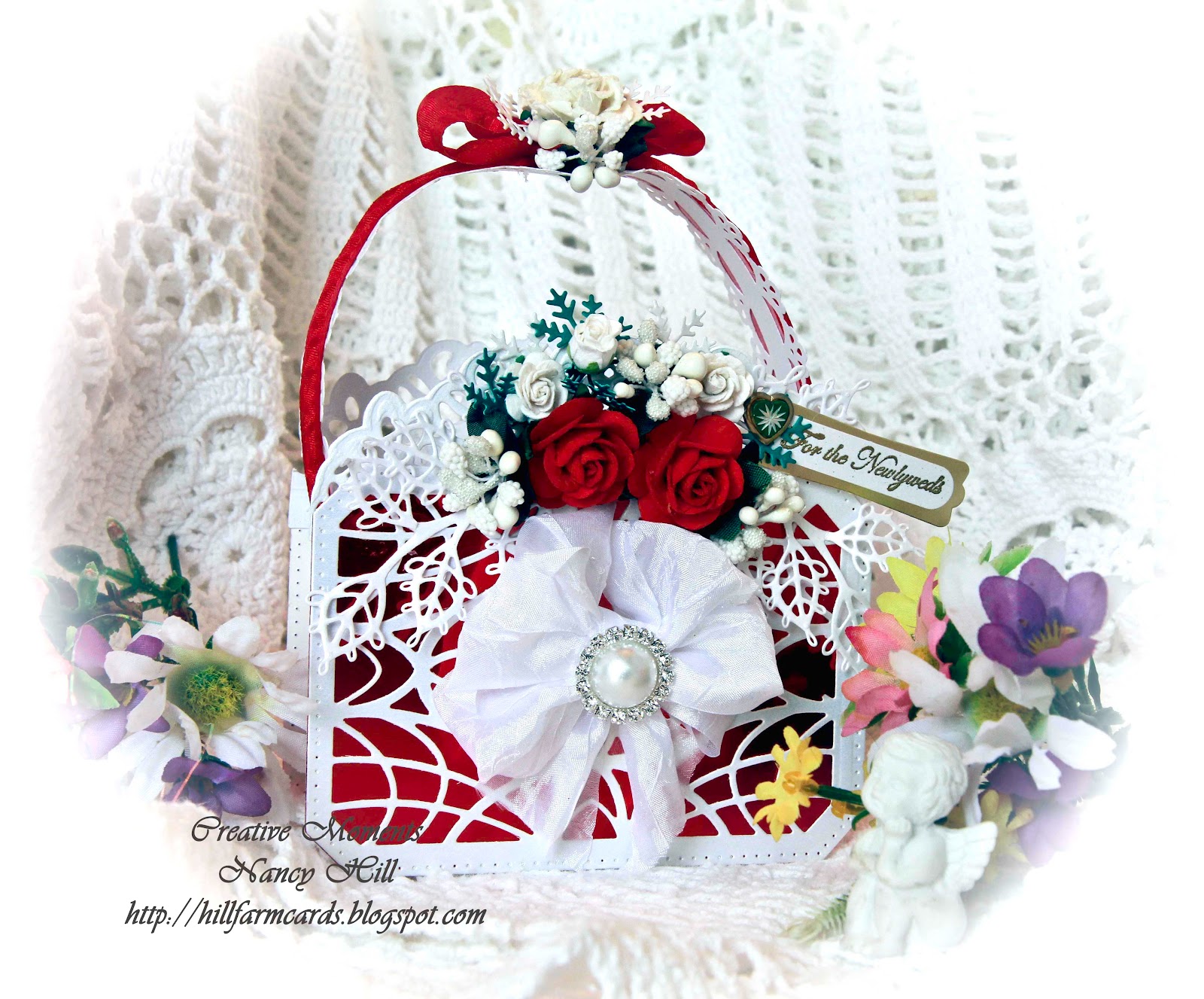 Creative Moments by Nancy Hill: Wedding Purse gift bag