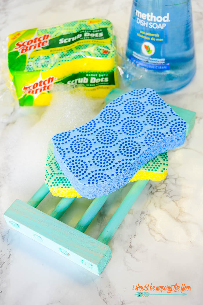 How to Make a Kitchen Sponge Holder | Easy, step-by-step tutorial. Give it a coat of a marine-grade sealant to make it super durable!