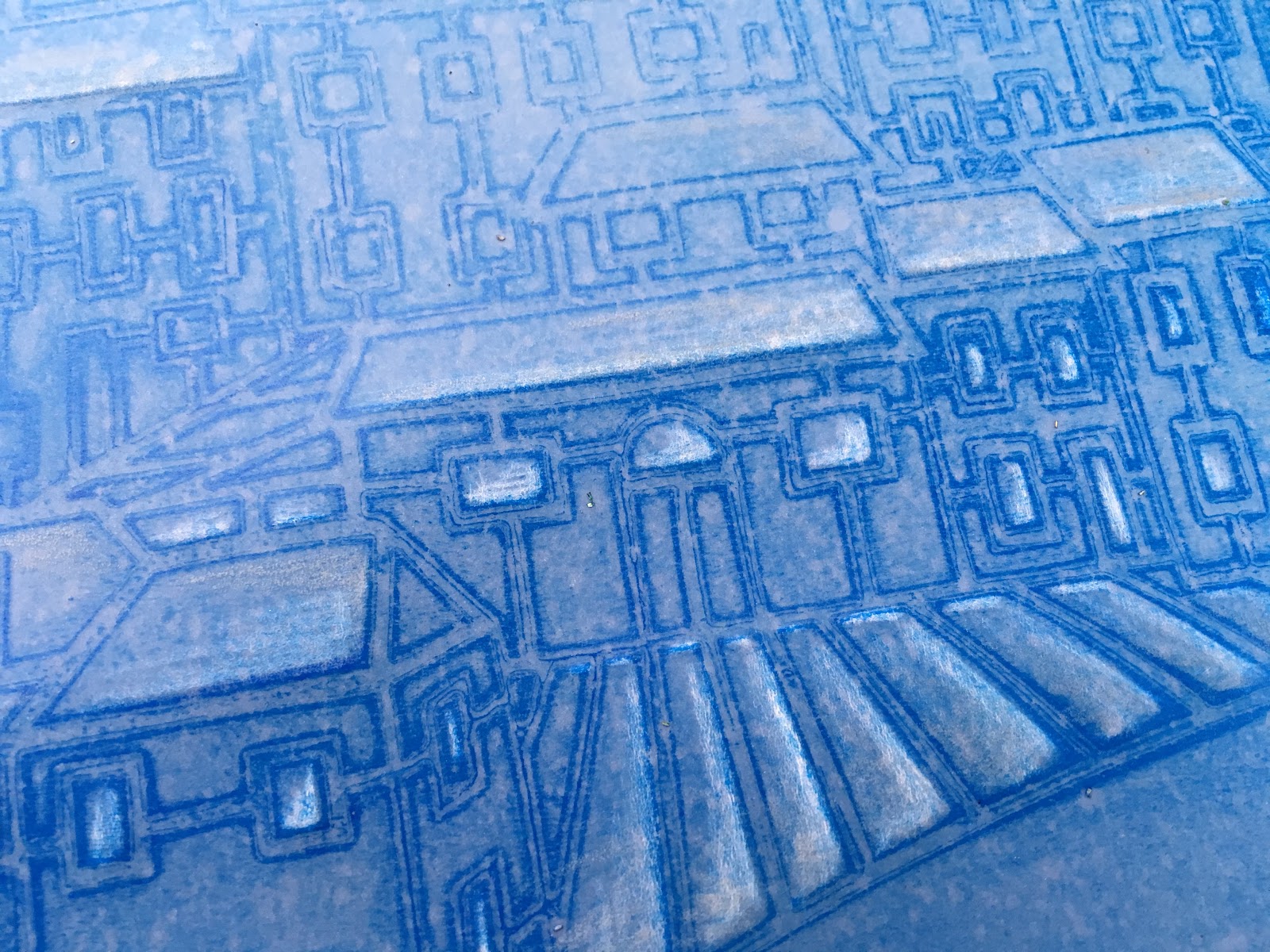 Barbara Gray's Blog. One Day at a Time. Acrylic Paint meets Parchment