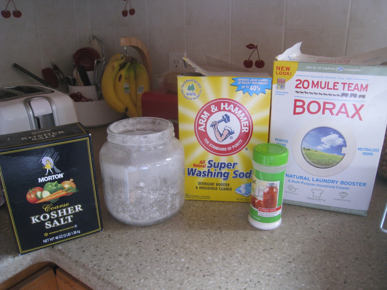 My Country Backyard Homemade Dishwasher Detergent