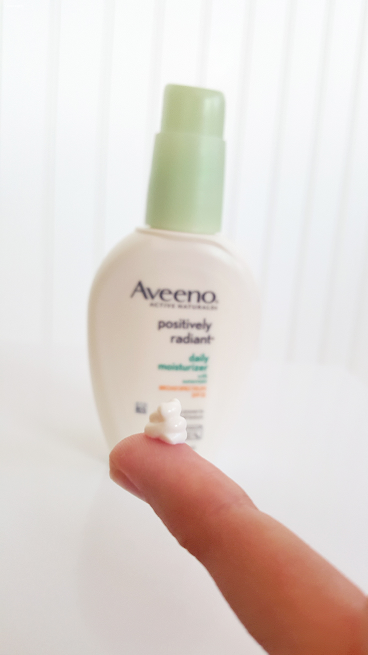 It's serious business making sure your skin looks and feels nice, that's why I use AVEENO® POSITIVELY RADIANT® products to get the glow I've always wanted...