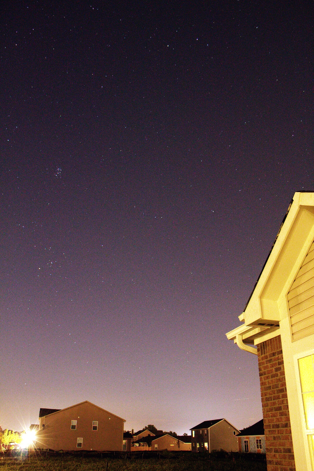 night sky in noblesville