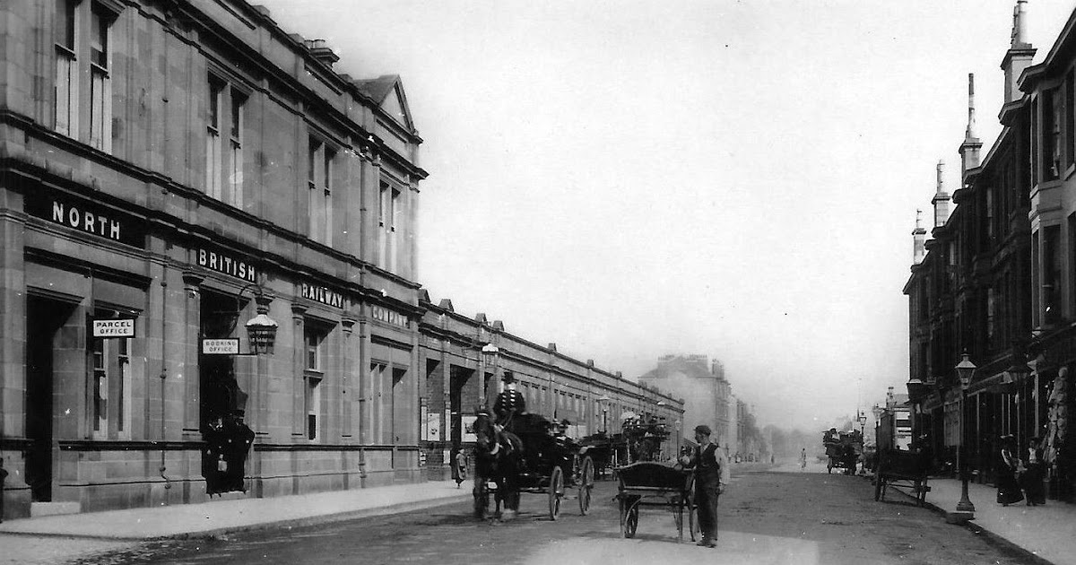 Tour Scotland Old Photograph North British Railway Station Princes