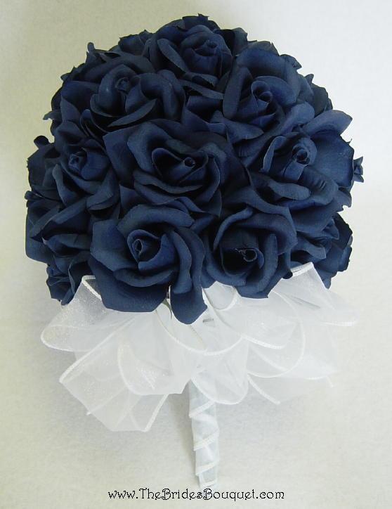 Best Wedding Flowers Navy Blue Wedding Flowers