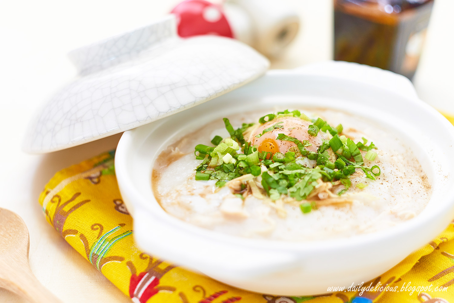 dailydelicious Jasmine rice Congee with chicken