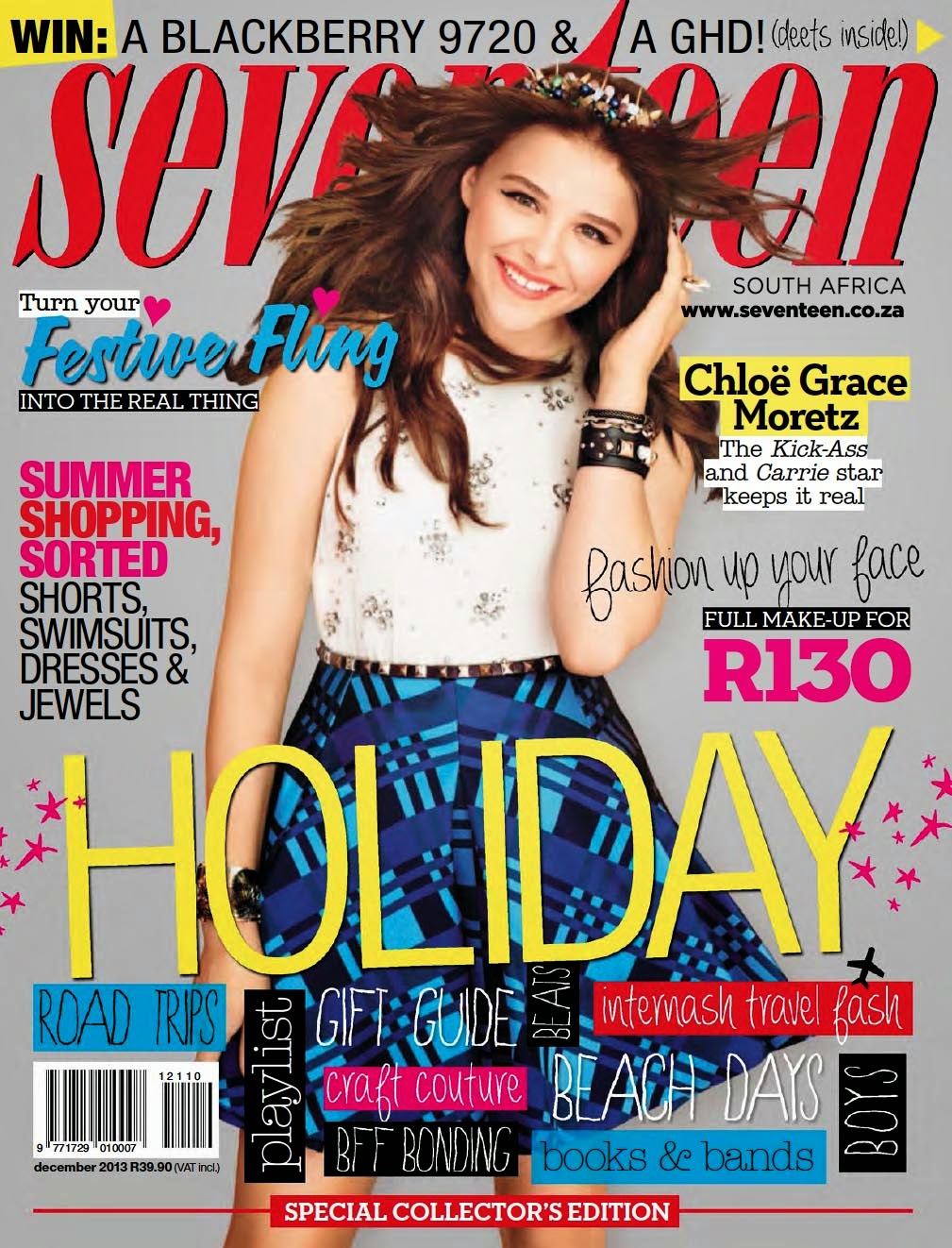 Chloë Grace Moretz - Seventeen South Africa Magazine December 2013