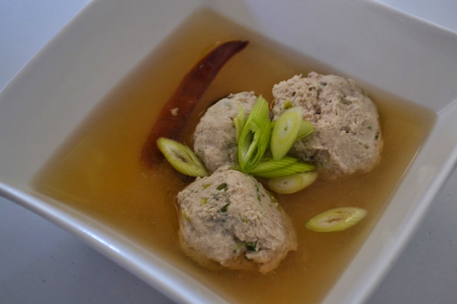 The Cook and the Thermo Vietnamese Broth With Chicken Meatballs