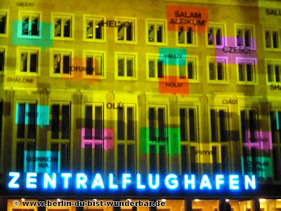 fetival of lights, berlin, illumination, 2012, Zentralflughafen Tempelhof und die Wächter der Zeit
