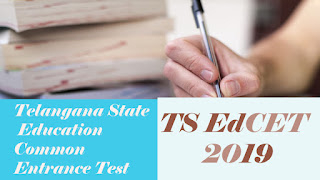 TS EdCET 2019 Exam date, TS EdCET 2019 Online Application form, TS EdCET 2019 Eligibility 