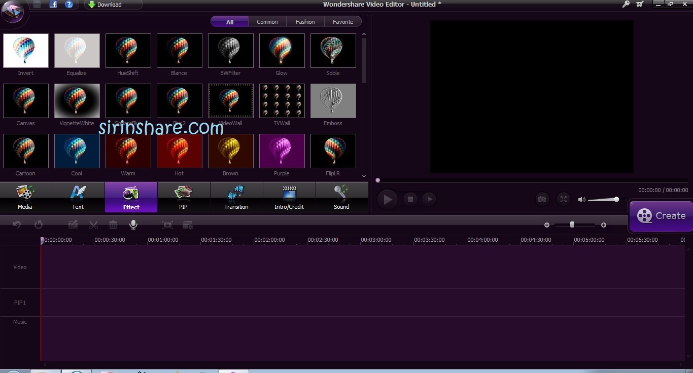 Wondershare Video Editor 3.1.5.3 Full Version + Crack sirinshare