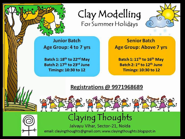 Clay Modelling Workshop for Kids in Noida