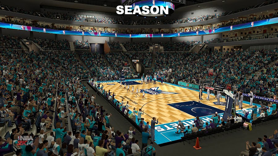 Charlotte Hornets 2014-15 Season Court