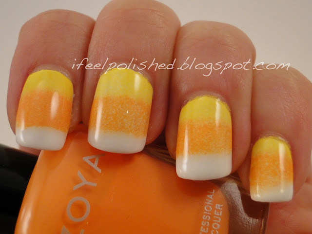 Candy Corn Nails