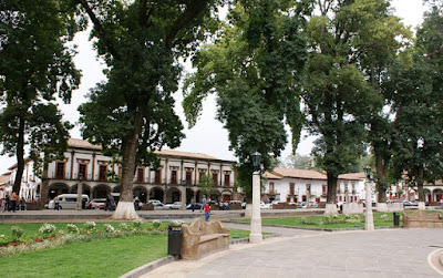 Plaza Vasco de Quiroga en Pátzcuaro Plaza Vasco de Quiroga en Pátzcuaro