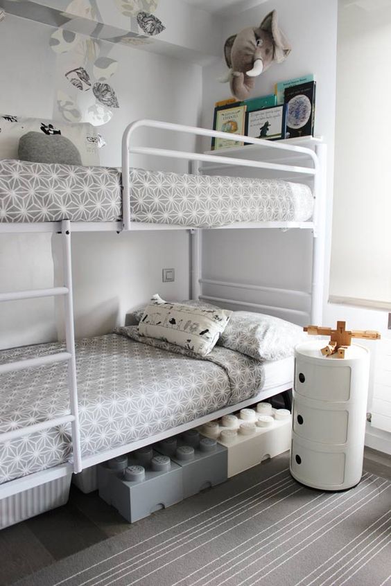 Amueblar una habitación infantil compartida