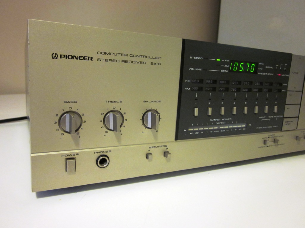 Speakerholic Pioneer SX6 Receiver