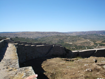 Muralhas do castelo de Celorico - muralhas modificadas para artilharia Celorico da Beira - Portugal