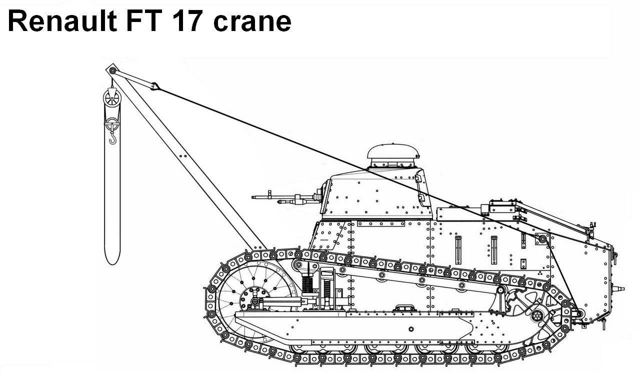 Рено фт 17 танк чертеж