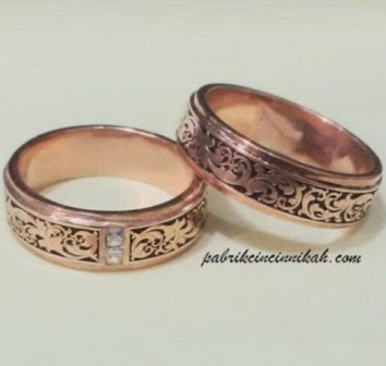 model cincin kawin batik