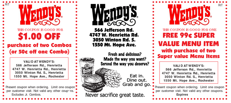 Wendys Printable Coupons May 2018 - Printable Coupon Codes 2018