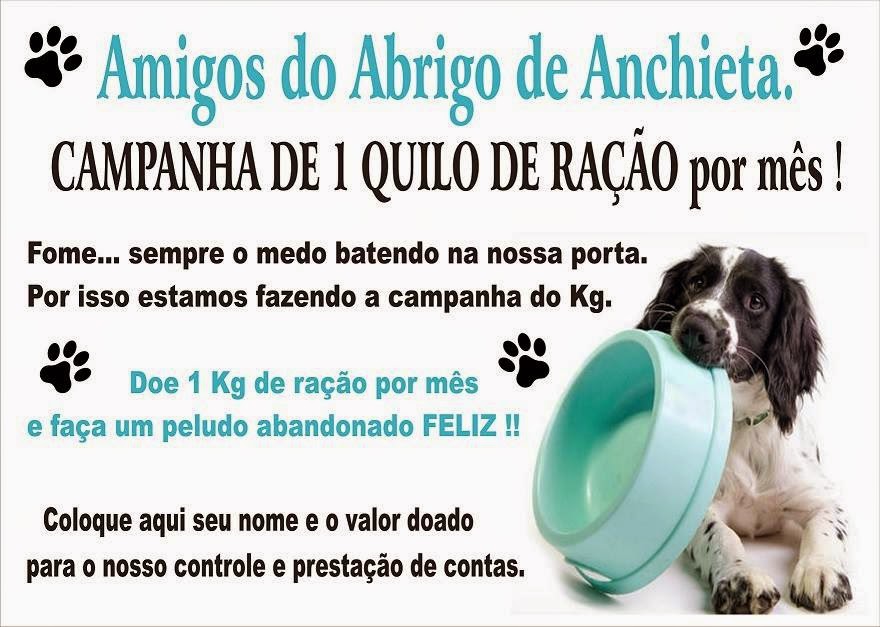 Campanha de Ração do Abrigo de Anchieta - Rio
