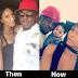 Runtown's Baby Mama shares before & after photo with him and their son